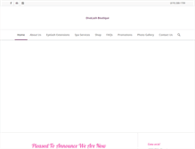 Tablet Screenshot of divalashboutique.com
